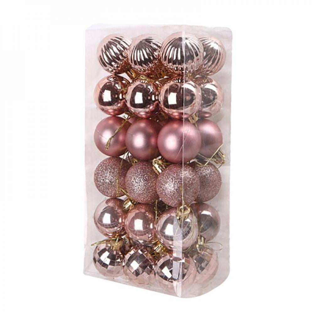 Details about   Shiny Red Christmas Ball Ornaments Plastic Indoor Outdoor 70MM SET OF 6-2.5'' 