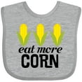 thumbnail image 3 of Inktastic Eat More Corn Boys or Girls Baby Bib, 3 of 4