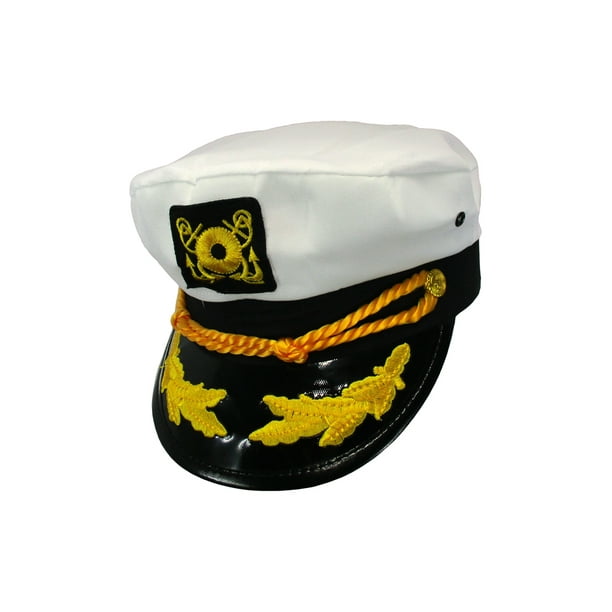 Jacobson Hat Company - Adult Yacht Boat Captain Sailor Ship Hat Navy ...