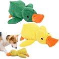 thumbnail image 1 of Duck Dog Toy Duck Dog Toy for The Mellow Dog,2024 Upgrade Durable Calming Duck Dog Toy,Squeak Dog Toys for Small Dogs Stuffed Duck Dog Toys for Puppy Small Dog Indoor Puppy Essentials (Yellow Green), 1 of 5
