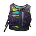 thumbnail image 2 of Bolsa de chaleco para correr reflectante con cremallera de moda con múltiples bolsillos y soporte para teléfono Morado oscuro, 2 of 9
