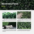 thumbnail image 2 of Decwin 12 Pieces 20" X 20" Boxwood Hedge Wall Panels Grass Wall Backdrop Greenery Wall Panels UV Stable Indoor Outdoor Decor, 2 of 6