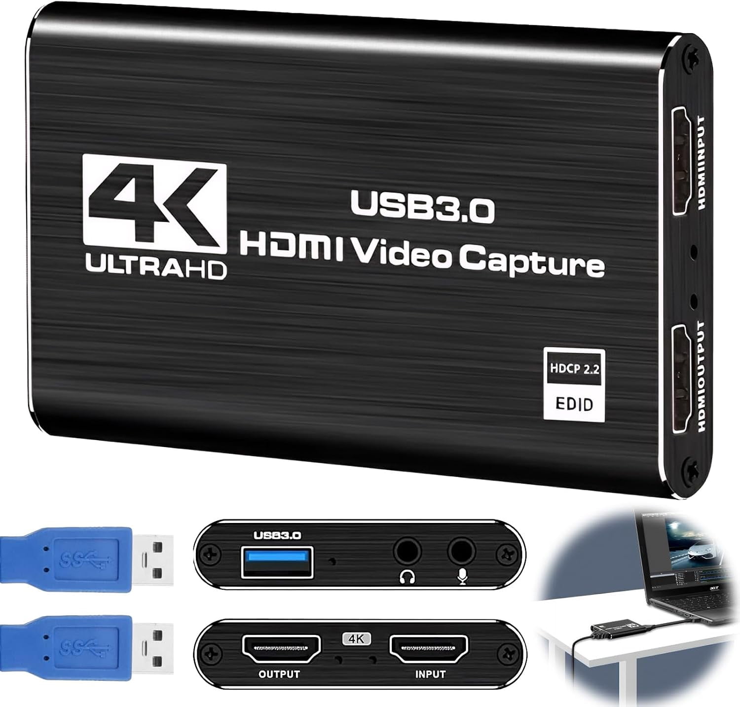 Elgato Game Capture Neo (10GBI9901) USB Capture Card, HDMI 1080p60