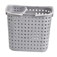 thumbnail image 2 of Cesto para ropa sucia hueco con asas y cesta para calcetines para baño, versátil, de material PP, con ventilación, para juguetes, 41 x 30 x 36 cm Gris claro, 2 of 8