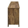 thumbnail image 5 of Modway Cheshire 71" Rustic Particleboard Sliding Door TV Stand in Walnut, 5 of 9