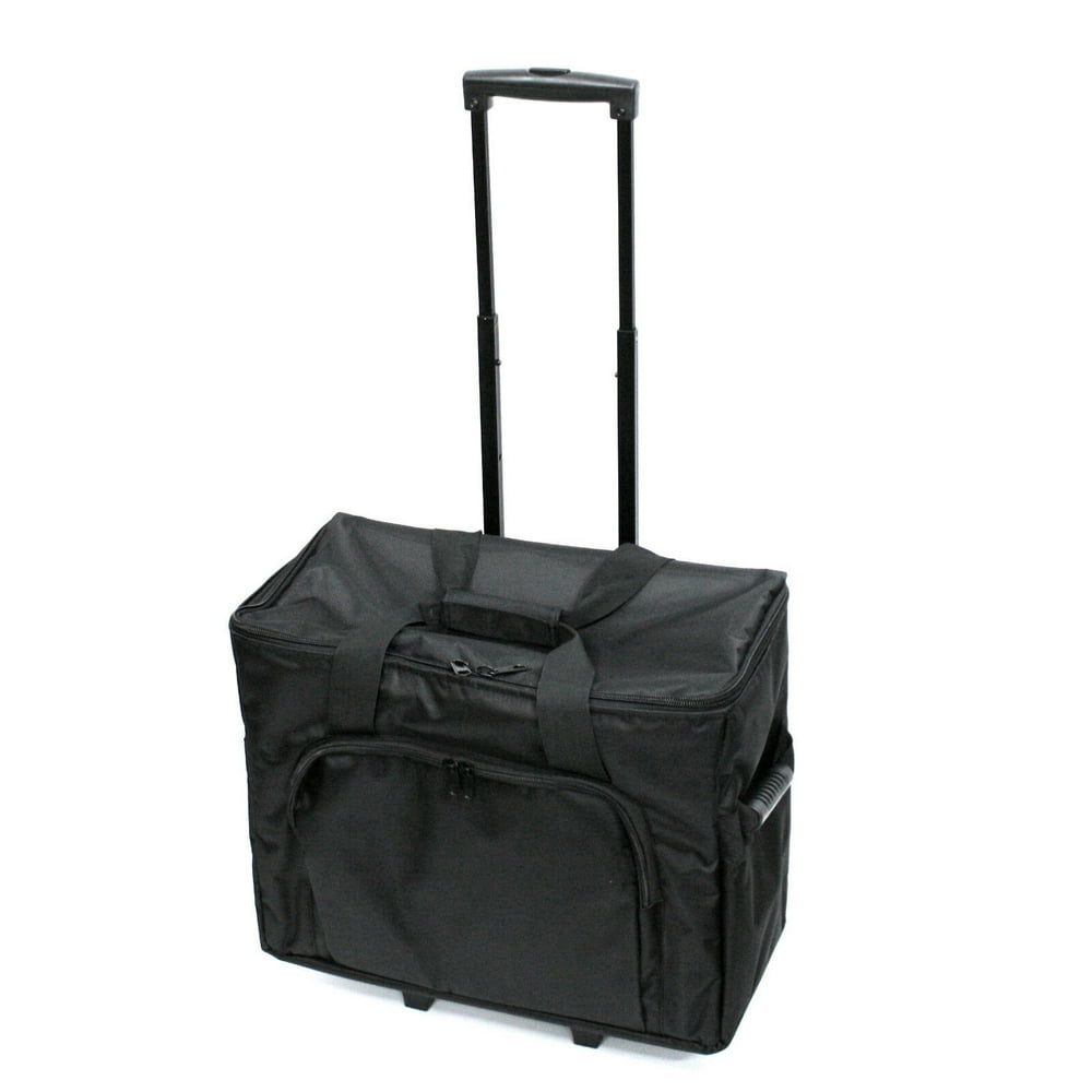 Janome Black Sewing Machine Rolling Case With Wheels Trolley Walmart