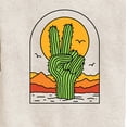 thumbnail image 3 of Instant Message - Cactus Peace Sign - Toddler & Youth Crewneck Fleece Sweatshirt, 3 of 6