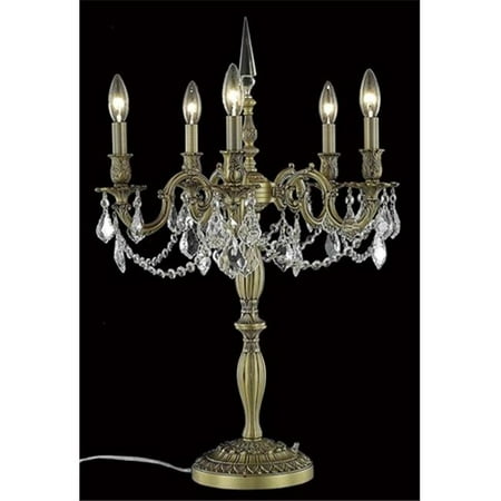 Dia Collection - 9205TL18FG-RC 18 Dia. x 28 H in. Rosalia Collection Table Lamp - French Gold Finish, Royal Cut