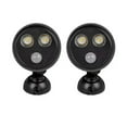 thumbnail image 5 of Defiant 450-Lumen Battery Powered 120-Degree Black Motion Activated Integrated LED Flood Light (2-Pack), 5 of 7