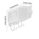 thumbnail image 3 of Soporte de Pared para Secador de Pelo de Baño, Multifuncional, Grueso, Sin Taladro, Ahorra Espacio, con Gancho y Soporte para Teléfono., 3 of 6