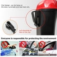 thumbnail image 4 of EIMELI  Car Trash Can Mini Garbage Bin for Automotive Car Small Car Trash Can Portable Wastebasket Trash Can 6.69 x 3.94 Inch Storage Box for Auto Car Office Home Office, 4 of 7