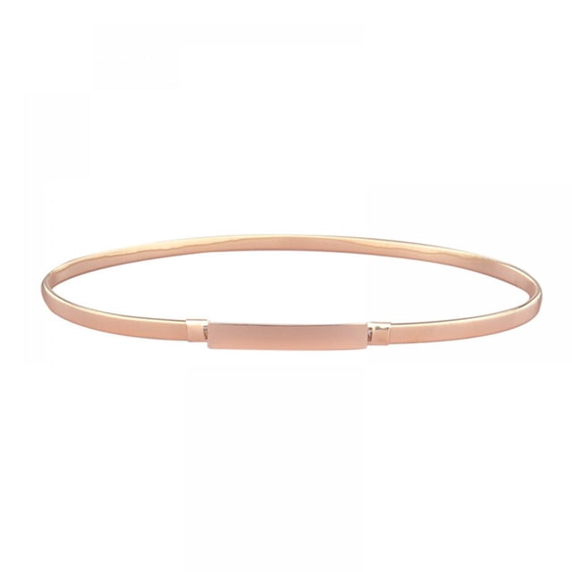 Cinturón de cintura, cinturón elástico de moda y delgado para mujer