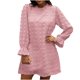 thumbnail image 5 of Vestido de bola de pelo de manga larga para primavera y otoño de princesa de color sólido para mujer Pompotops hdfakjf2883, 5 of 5