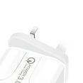 thumbnail image 4 of Cargador de viaje de carga rápida 5V 2.4A 3 puertos USB Smart QC 3.0 (blanco) (Reino Unido), 4 of 7