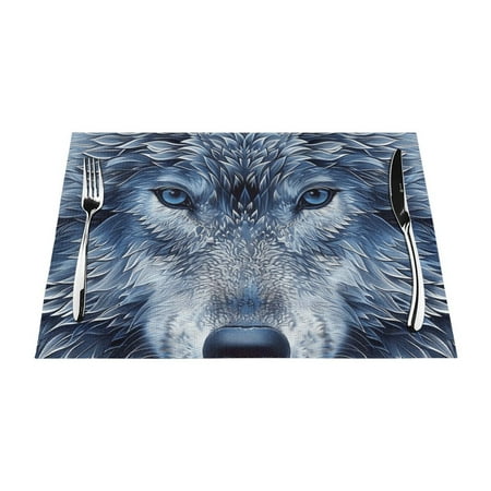

ast art design Table mat can be wiped dinner mat set felt can be wiped heat-resistant waterproof and non slip dinner mat rectangular thick mat