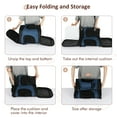 thumbnail image 5 of Pawse Pet Carrier Foldable Backpack for Small Cats Dogs And Puppies Upto 18 LBS, Airline-Approved Two-Sided Entry Padded Back Support Travel Carrier for Hiking, Walking, Cycling & Outdoor, 5 of 7