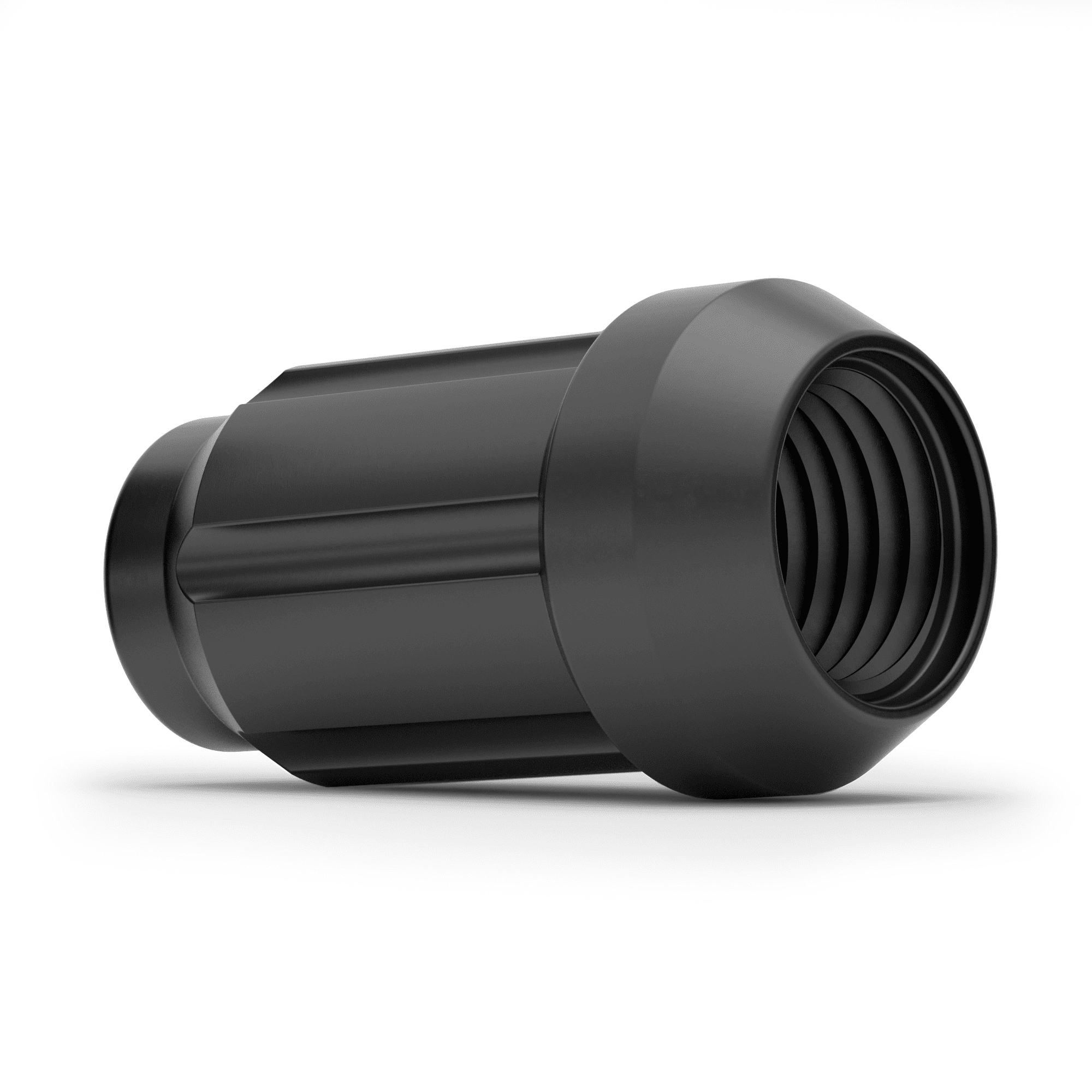 White Knight 953807MBT Matte Black M12 x 1.50 Spline Lug Nut, 20 Pack