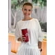 thumbnail image 3 of Conjunto Deportivo PRETTYGARDEN para Mujer de Punto Acanalado 2 Piezas Blanco Talle Grande, 3 of 6