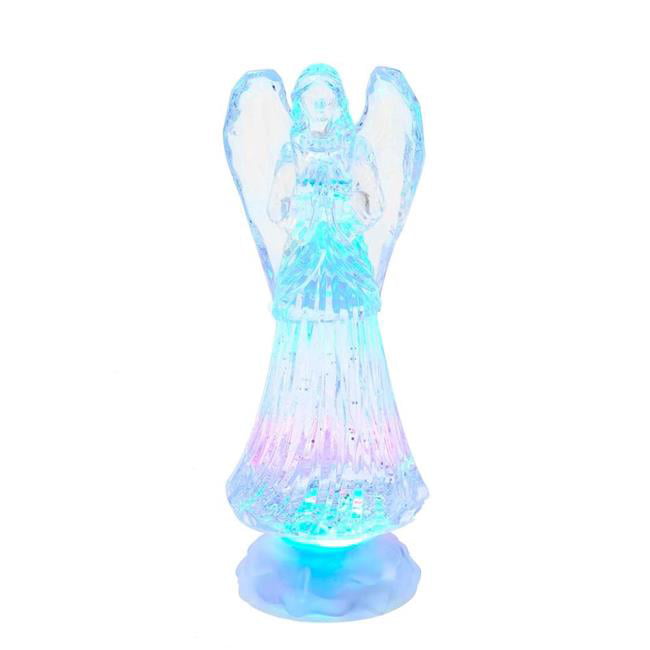 Kurt S. Adler JEL1405 10.5 in. Battery-Operated LED Light-Up Angel with ...