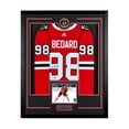 thumbnail image 1 of Connor Bedard Signed Chicago Hockey Puck Logo 36x44 Jersey Frame, 1 of 1