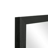 Mainstays 23X29 Black Finish Rectangular Wall Mirror - Walmart.com