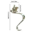 thumbnail image 2 of TIELUTT Stocking Hanger Fireplace Hanger Decorative Hook Y Shaped Hook Long Wall Mount Hooks Large Hooks for Wall Washcloth Rack for Shower Decorative Hooks for Hanging Things Outdoor Hooks Heavy Dut, 2 of 4