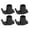 Black, variant on Suodoka 4 Pcs Universal Walker Glide Skis Rubber Replacement Walker Feet Glides Mobility Aid Accessory for Folding Walkers Seniors Medical Equipment Support Attachment, Grey