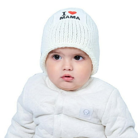 

Dadaria Baby Girl Winter Hat Cute Toddler Kids Girl&Boy Baby Infant Winter Warm Crochet Knit Hat Beanie Cap White Boys Girls
