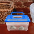 thumbnail image 3 of IFANLANDOR Red Eared Slider Turtle Tank Pet Feeding Box With Ramp Reptile Habitat Tank, 3 of 8