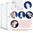 thumbnail image 6 of Over The Door Shoe Rack for 36 Pairs Wall Hanging Closet Organizer Storage Stand, 6 of 8