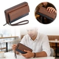 thumbnail image 1 of Decoration A Large Capacity Zipper Handbag That Combines European Style With Retro., 1 of 6