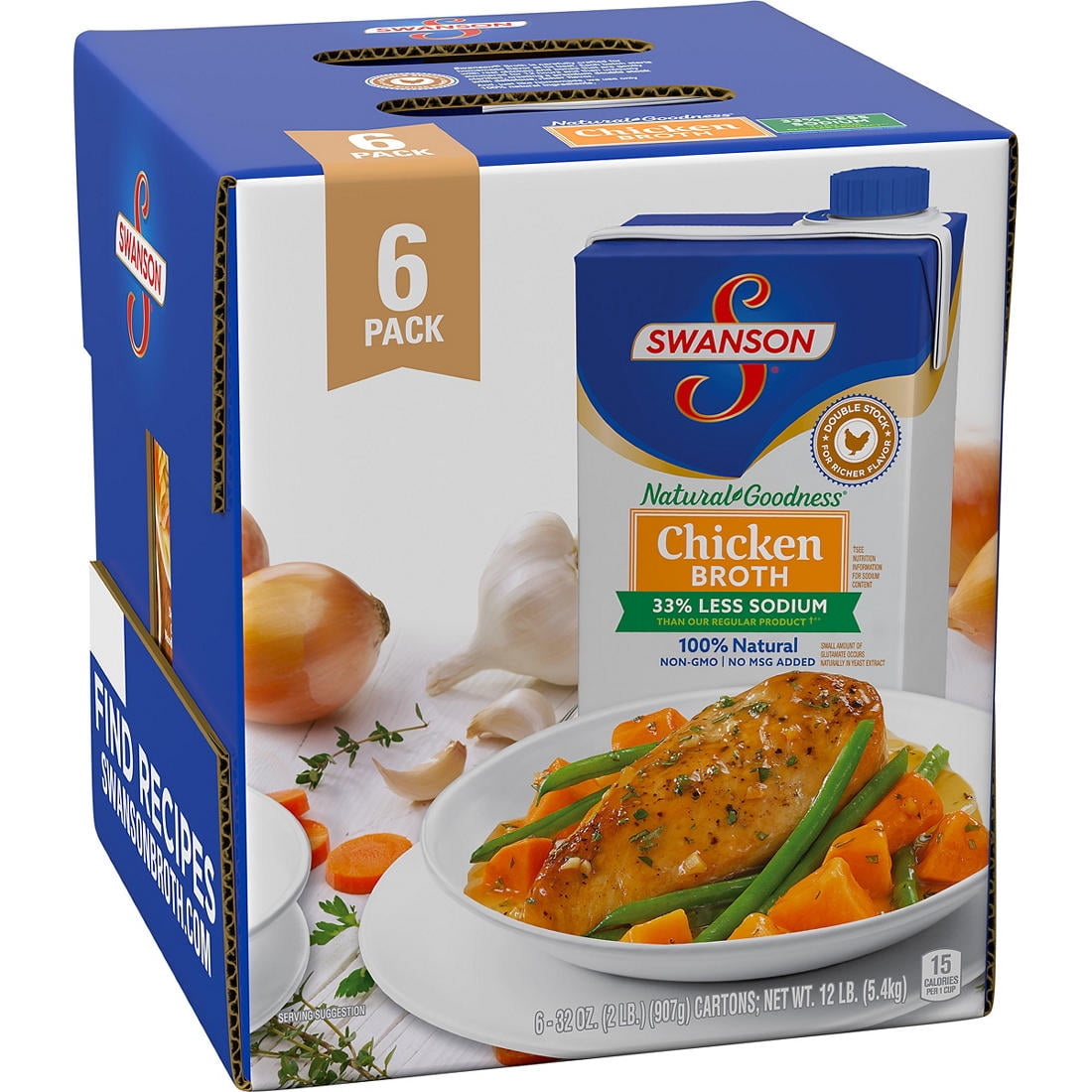 Swanson® Organic Chicken Broth 32.000 oz