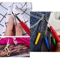 thumbnail image 3 of Seam Ripper and Thread Remover Kit, 2 Big and 2 Small Handy Stitch Rippers for Sewing Crafting Removing Threads, 2 Sewing Trimming Scissor Nipper Tool, 8PCS, 3 of 5