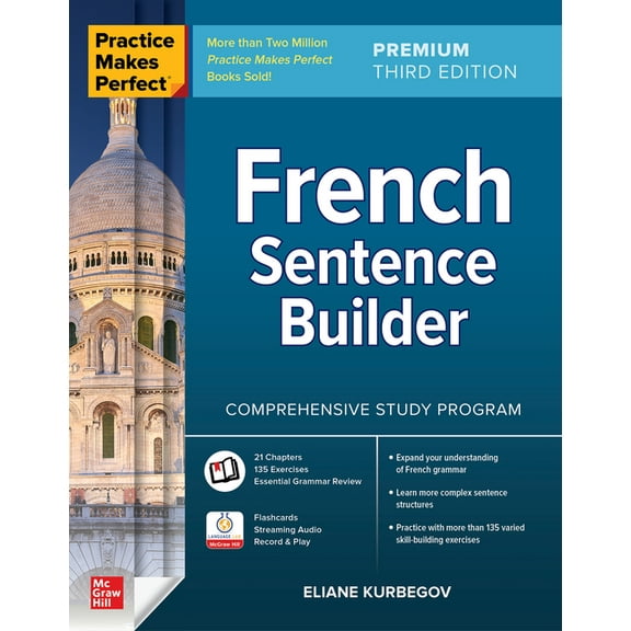 Practice Makes Perfect: French Sentence Builder, Premium Third Edition, (Paperback)