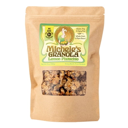 Michele s Granola Lemon Pistachio Gluten-Free & Non-GMO  12 oz Package