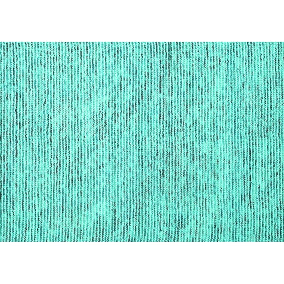 Ahgly Company Indoor Rectangle Abstract Turquoise Blue Contemporary Area Rugs, 8' x 12'
