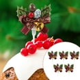 thumbnail image 5 of Oraceous 10Pcs Christmas Party Cake Toppers Festive Christmas Bell Berry Cake Decorations, 5 of 10