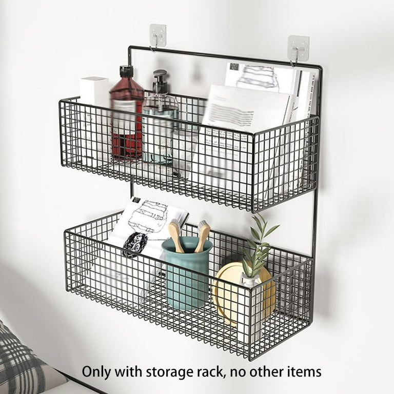 Iron Bathroom Storage Rack, Kitchen & Bathroom Single Layer