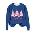 thumbnail image 2 of Uootdi Sweaters for Women Christmas Snowflake Gift Print Knitted Long Sleeve Sweater Casual LooseCrew Neck Top Pullover Funny T ops, 2 of 4
