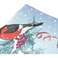 thumbnail image 6 of FREEAMG Tapestry Wall Hanging Christmas Cute Snowman Santa Hat Snowflake Birds Tapestry Decorative Tapestries Wall Art Wall&nbsp;Blanket&nbsp;Bedding Tapestry for Bedroom Living Room Dorm 90"x60", 6 of 7