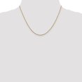 thumbnail image 3 of Auriga Fine Jewelry 14K Yellow Gold 1.3mm Rope Chain Necklace 18inch for Women, 3 of 7