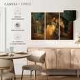 thumbnail image 5 of Elephant Stock Jesus Birth In Bethlehem Wall Art - Horizontal Multi Panel Canvas - Living Room Wall Decor - Holiday Multi Panel - Brown And Teal Decor By Val Bochkov - 33" x 20", 5 of 8