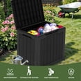 thumbnail image 4 of Uforic 30 Gallon Resistant Resin Outdoor Storage Box, 4 of 7