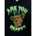 thumbnail image 2 of Are You Ready Five Nights at Freddy's  Youth Boys Black Graphic Tee-L, 2 of 4