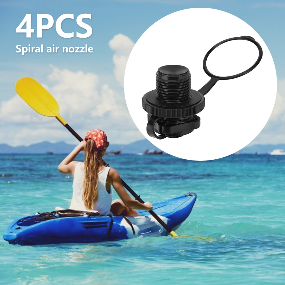 2 Pcs Inflatable Boat Spiral Air Plugs way Inflation Replacement Screw for 