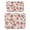 White-247, variant on 2 Pack Kawaii Strawberry Coffee Mat - Pink and Red Watercolor Design, Multi-Purpose Mats for Coffee Machines and Dishes