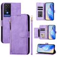 thumbnail image 3 of Funda para TCL 505 Cartera de Mano con Cremallera y Correa Cruzada Desmontable, 3 of 5
