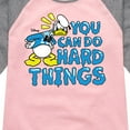 thumbnail image 3 of Disney - You Can Do Hard Things - Youth Girls Raglan Graphic T-Shirt, 3 of 5