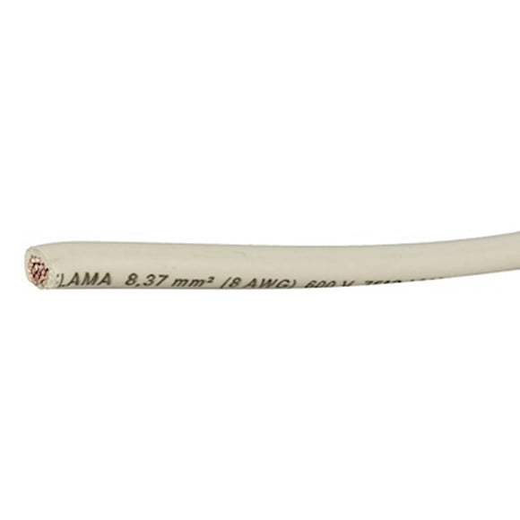 cable thw-ls/thhw-ls calibre 8 0.83 cm blanco indiana