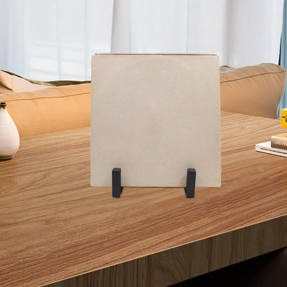 HONMEET Metal Vinyl Record Stand Holder for Home Decor, and Stylish Vinyl Display Rack 1 Set